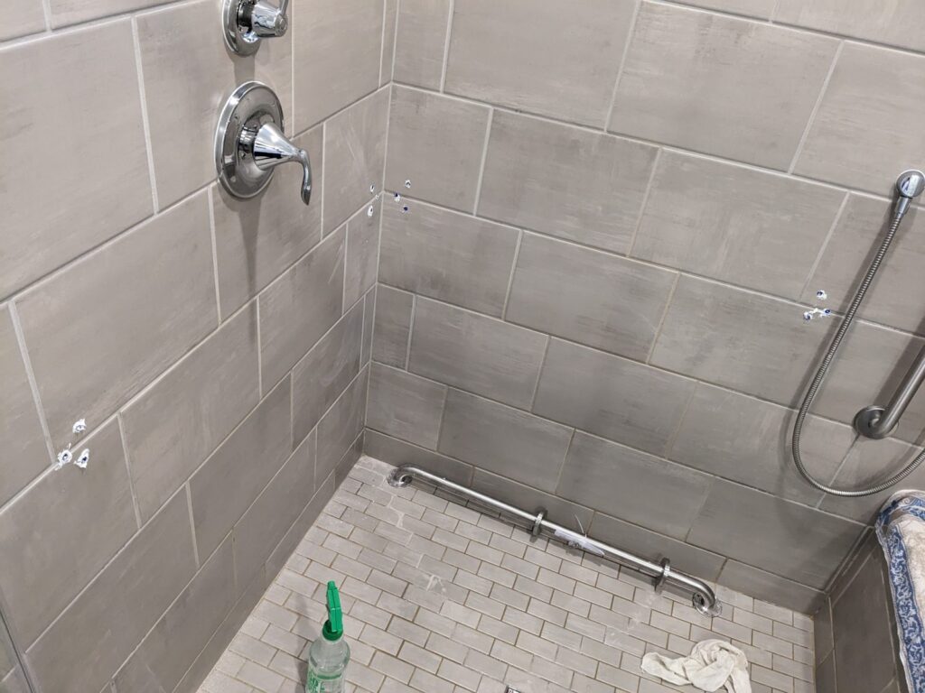 Bathroom updated by Blair Handyman