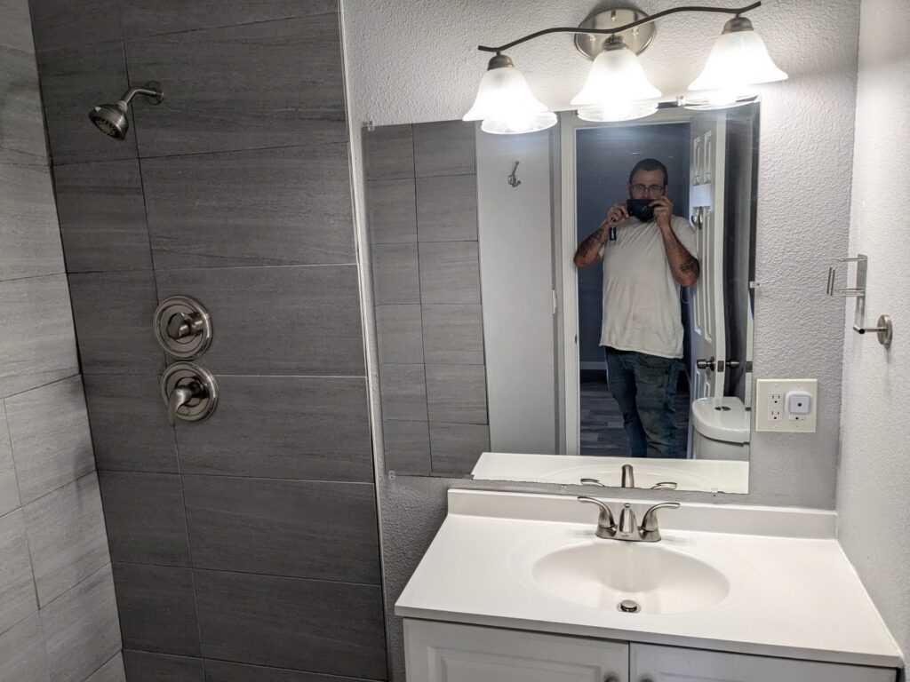Bathroom updated by Blair Handyman