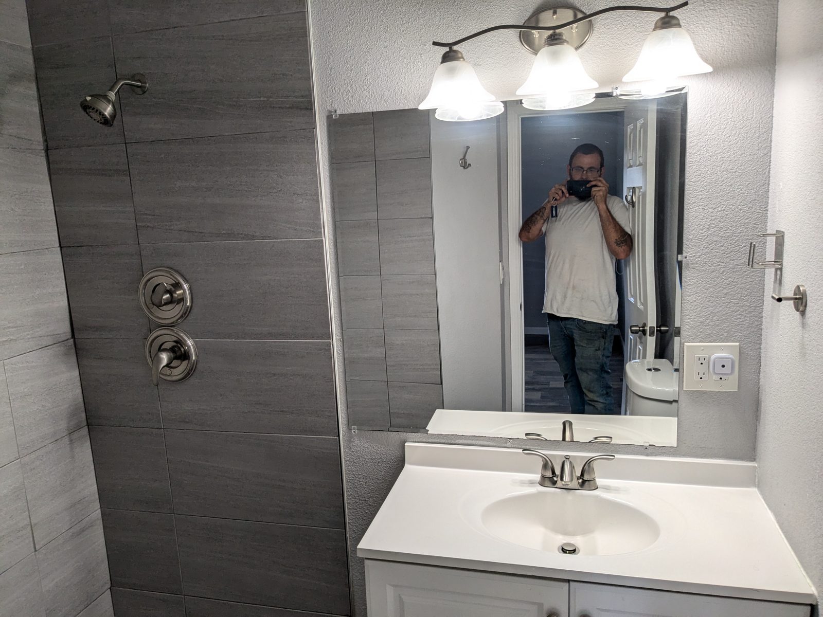 Bathroom updated by Blair Handyman