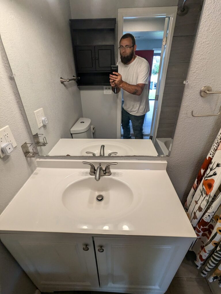 Bathroom updated by Blair Handyman