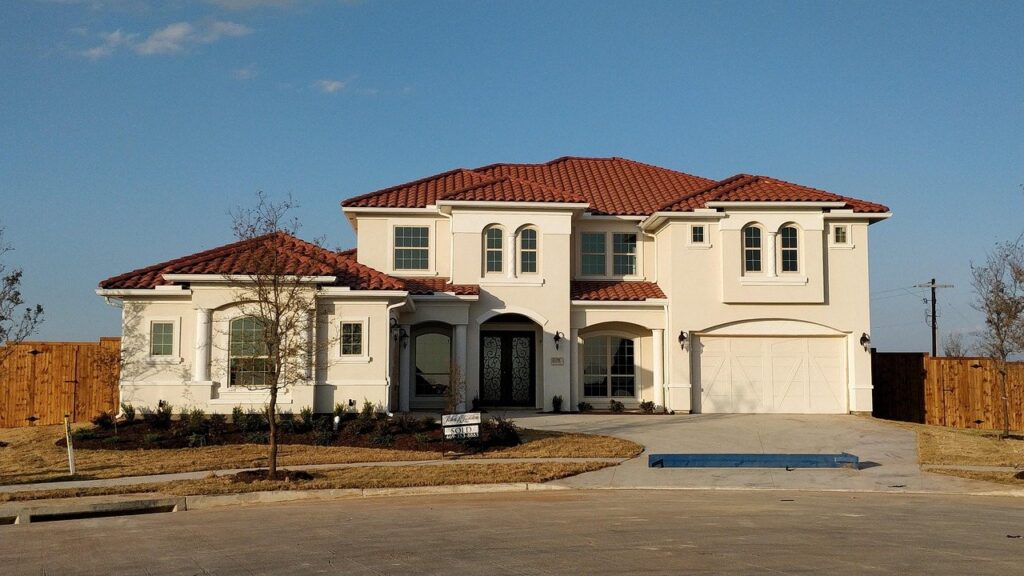 Stucco home after exterior painting